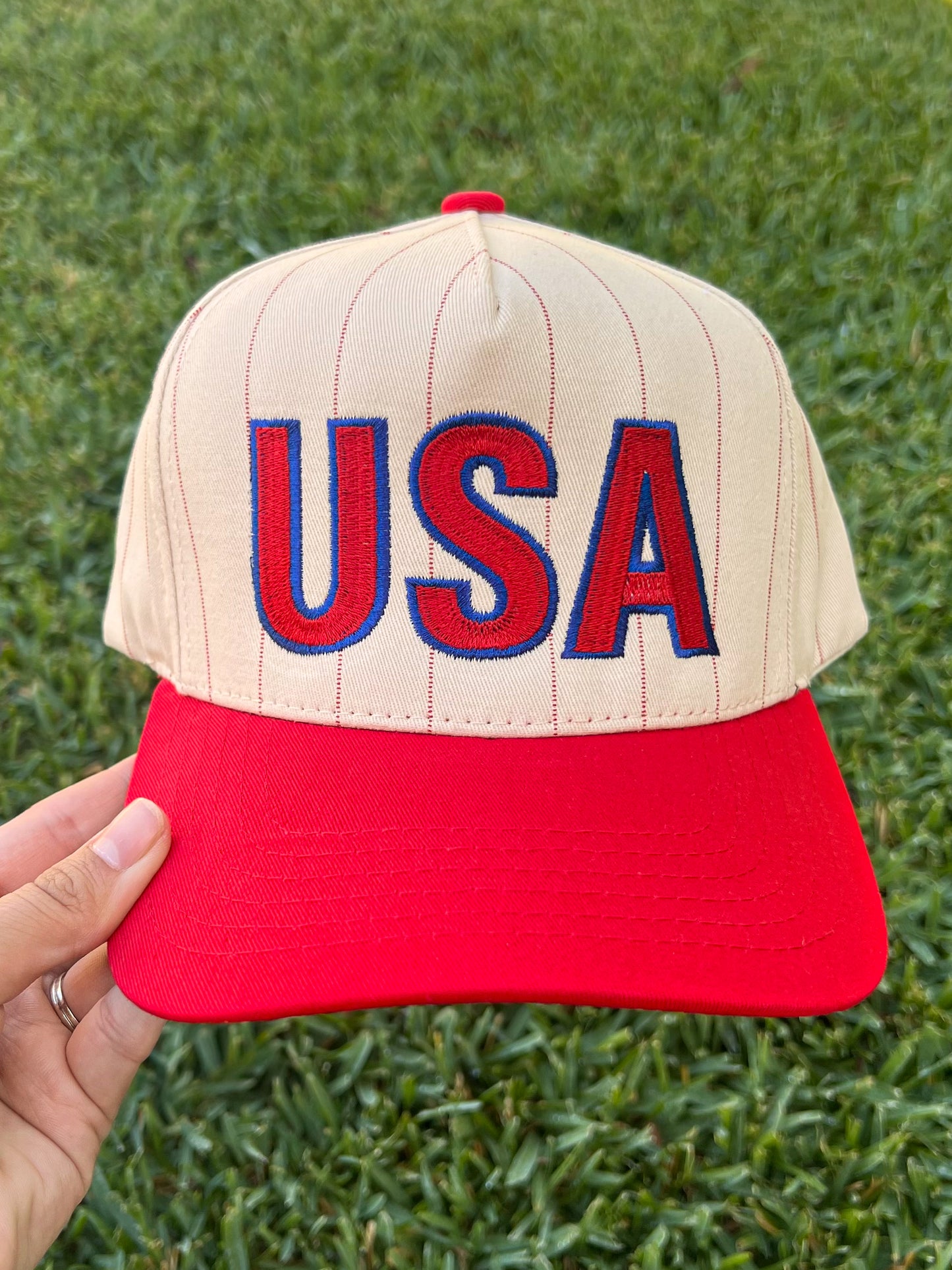 USA Embroidered Trucker Hat