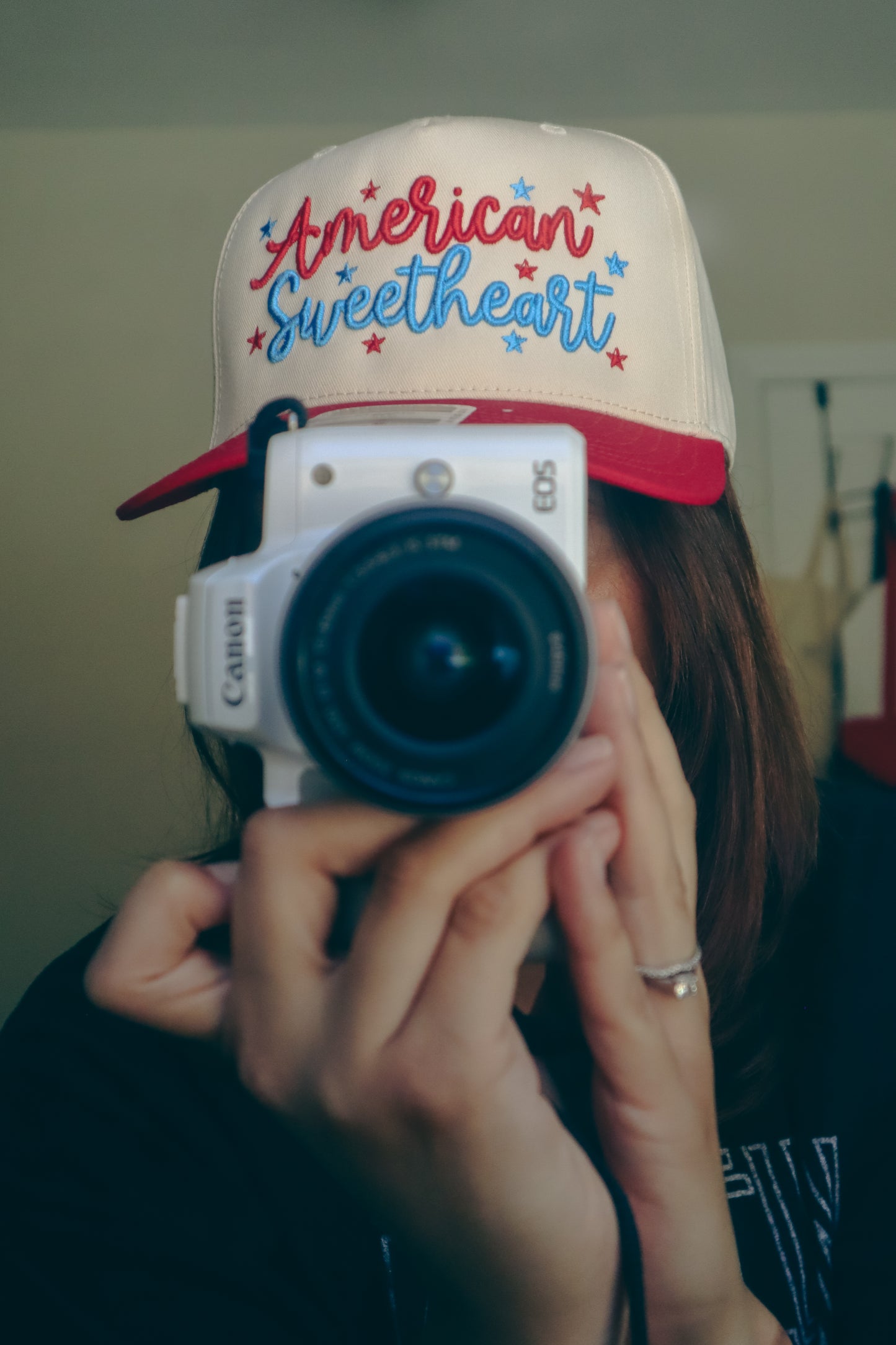 American Sweetheart Trucker Hat | Patriotic Trucker Hat
