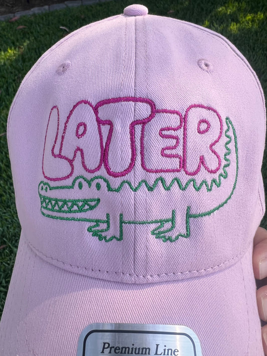 Later Gator Dad Hat | Premium Dad Hat